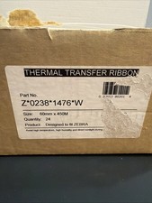 Thermal Transfer Ribbon Z*0238*1476*W 60MMx450MM Box Of 24 picture