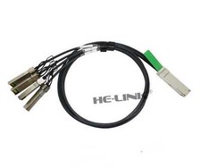 5m CAB-Q-S-5M Arista Networks Compatible 40Gbps QSFP+ to 4x10G SFP+ Cable picture