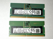 Samsung 16GB Kit (2x8GB) DDR5-5600 SODIMM Laptop RAM PC5-5600B 1Rx16 picture
