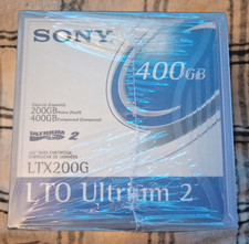LOT OF 5 SONY LTX200G LTO 200/400GB ULTRIUM 2 DATA TAPE CARTRIDGES NEW SEALED picture