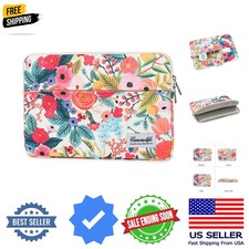 Garden Rose Waterproof Patten Laptop Sleeve 14 inch 14.0 inch Laptop case Bag picture