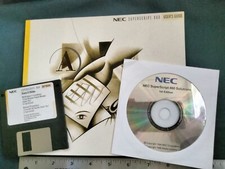 Vintage NEC Superscript 860 User's Guide 1996 NEC Manual & CD 3.5
