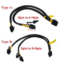 8pin to 6+8pin / 8pin to 8+8pin GPU Power Cable For Dell Precision 3930 35cm picture
