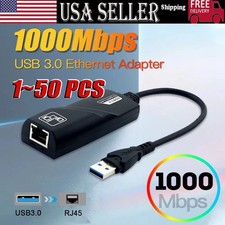 USB 3.0 Gigabit Ethernet LAN RJ45 1000Mbps Network Adapter For Windows PC LOT picture