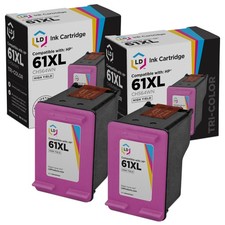 2PK LD CC564WN Compatible HP 61XL TriColor Ink Cartridge Deskjet 1055 1056 1510 picture