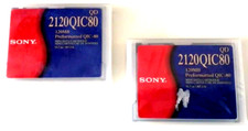 2 PK of VTG Genuine SONY QD2120 QIC-80 120MB Mini Data Cartridges - NEW & SEALED picture