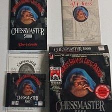 Mindscape Chessmaster 5000 PC/Mac CD Chess Game with User's Guide and Manuals picture