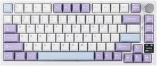 EPOMAKER Ajazz AK820 Pro 75% Mechanical Gift Switch, White Purple  picture