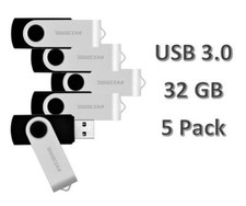 (Pack of 5) Digiocean USB 3.0 Flash Drives 32GB Thumb Drive  picture