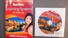 Berlitz Premier Spanish language instruction software; 4 CDs; Windows and Mac picture