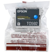 (Cyan)New Genuine EPSON T0592 Print Ink Cartridges For Stylus Photo R2400 picture