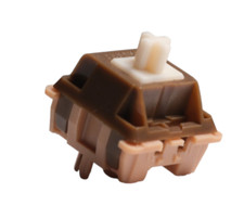 Hand Lubed/Filmed Huano Caramel Latte Linear Switches For Mechanical Keyboards picture