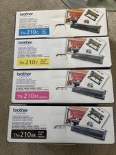 New Brother TN-210 Color Toner Cartridges Cyan Magenta Yellow Blk Laser Printer picture