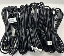 NCR  8Ft+ 90 Degree Power Cord NEMA 5-15P to IEC320 C13 18AWG Lot of Ten picture