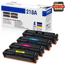 4PK 218A W2180A W2181A W2182A W2183A Toner for HP 3201dw MFP 3301fdw - With Chip picture