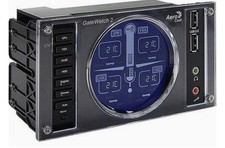 AeroCool GateWatch 2 5.25in Drive Bay Fan Controller Front Panel USB Audio Black picture