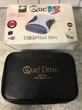 Vintage QPS Que M3 40GB USB 2.0 External Hard Drive Retro Mac PC Storage Case picture