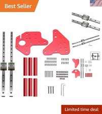 Ender 3 Dual Z-axis Linear Rail Guide Kit with Fix Plate Mount Bracket for En... picture
