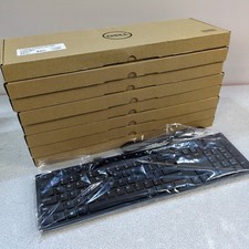 BRAND NEW Dell KB216-BK-US Wired Keyboard (LOT OF 9) - Black, Quiet Key, Slim picture
