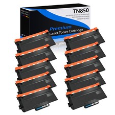 10PK Black TN850 Toner Cartridge for Brother HL-L5100DN HL-L5200DW HL-L5200DWT picture
