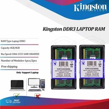 Kingston DDR3 4GB 8GB 1333 1600 1866MHz Laptop SO-DIMM Memory RAM 204pin Lot New picture