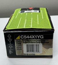 Lexmark C544X1YG C544 C546 X544 X546 Extra High Yield Yellow Toner Cartridge picture