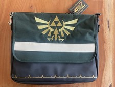 Nintendo The Legend of Zelda Messenger Laptop Bag Satchel NWT Green Black picture