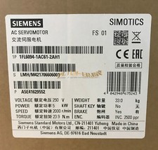 1PC NEW SIEMENS V90 5KW Servo Motor 1FL6094-1AC61-2AH1 FedEx or DHL picture
