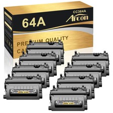 8PK Black Toner Cartridge Compatible With HP CC364A 64A LaserJet P4515n P4515x picture