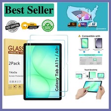 9H Tempered Glass Protectors for Galaxy Tab A11 & A9 Plus - 2 Pack picture