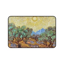 Vincent van Gogh Olive Trees Masterpiece Art Painting Desk Mat Mouse Pad Decor picture