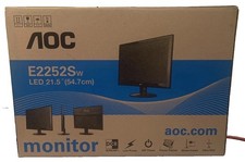 LED Monitor AOC E2252Sw 21.5”  Full HD 1080p – New Open Box – Never Used picture