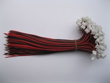 60 pcs XH 2.54mm Pitch 2 Pin Female Connector with 26AWG 300mm Leads Cable New picture