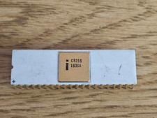 INTEL Vintage C8255, C8080 CPU Peripheral Interface, White Ceramic/ Gold 1976 #2 picture