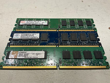 3x1GB DDR2 PC2-5300U 240-Pin DIMM RAM Unbuffered Mixed Brands (UNTESTED | AS-IS) picture
