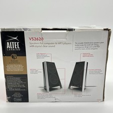Altec Lansing VS2620 2.0 Channel Wired Speaker System, Aux Input, 5W, Black picture