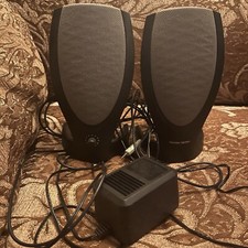 Vintage Harman Kardon Multimedia Stereo Wired Speakers HK206 REV AOO  READ DESC picture