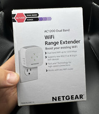 NETGEAR EX6110 AC1200 Dual-Band WiFi Extender WPS FastLane White picture