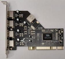ZG-USB01 USB 2.0 PCI Host Card Controller (VIA VT6212L, Retro, 2006) picture