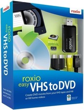 Roxio Easy VHS To DVD PC CD create home movies tapes Hi8 V8 transfer camcorders picture