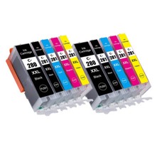 10PK PGI280 CLI281 XXL Ink Cartridges replacement for Canon TR8520 TR8620 TS702 picture