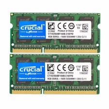CRU 16GB(2*8GB)/32GB (4*8GB) DDR3L 1600MHz PC3L-12800 SO-DIMM Laptop Memory Lot picture
