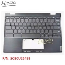 New For Lenovo 100e Chromebook 2nd Gen Palmrest Keyboard Bezel Cover 5CB0U26489 picture