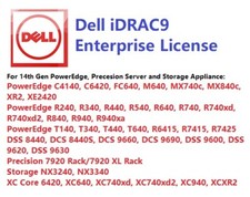 Same Day, Dell iDRAC9 Enterprise License, 14G PowerEdge R740/R640/R540/R440/R340 picture
