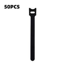50/10pcs Cable Straps Wire Cord Hook Loop Ties Reusable Fastening Organizer Lot picture