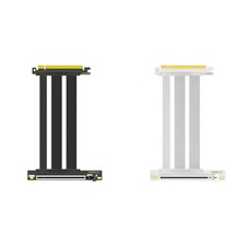 GLOTRENDS PCIe 5.0 X16 Riser Cable for GeForce RTX 50/40, AMD RX9000/7000, 0-90° picture