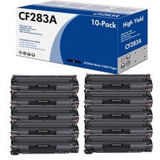 1-10PK CF283A Toner for HP 83A Toner Cartridge LaserJet Pro M125nw M127fw LOT picture