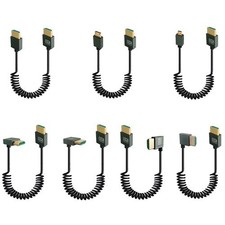 Up Down Right Left 90 Degree Angled HDMI2.1 Cable 8K@60Hz Ultra HDTV UHD Adapter picture