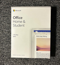Microsoft Office Home & Student 2019 Product Key Card - 1 PC/Mac NEW US/Canada picture