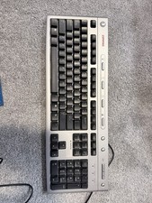Compaq KB-0131 Wired PS/2 Multimedia Keyboard, English QWERTY, Black/Silver picture